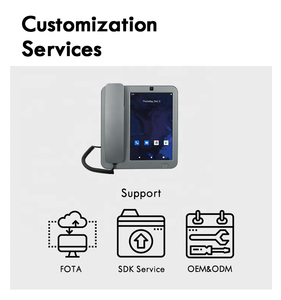 4G LTE Wifi <span class=keywords><strong>Android</strong></span> 8Inch Màn Hình Máy Tính Để Bàn Điện Thoại Văn Phòng Với Thẻ Sim Pstn Điện Thoại Bàn Điện Thoại Với Sim Thẻ Sip <span class=keywords><strong>Android</strong></span> Điện Thoại Bàn - Product Image 3