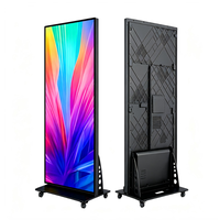 Écran LED numérique intelligent portable P2.5 couleur pleine, IP65, pour publicité extérieure, vente au détail, connexion Wifi USB, événements