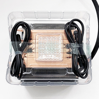 Ventilateur AMD d'origine Wraith Prism 4 avec 4 caloducs, ventilateur RGB, 65W TDP, 22dBA silencieux pour boîtier d'ordinateur, compatible AM4/AM5/FM2/FM2+