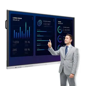 65/75/86/100/110 Inch Interactieve Monitor Smart White Board Touch Screen Interactieve Whiteboard Smart Tv Interactieve Board