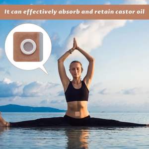 Parches para Ombligo Altamente Absorbentes, Parches Autoadhesivos de Aceite de Ricino - Product Image 4