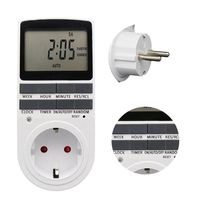 Großhandel elektronischer digitaler Timer-Schalter Eu-Stecker Küchen-Timer-Steckdose 230V 50Hz 7 Tage 12/24 Stunden programmier bare Timing-Buchse