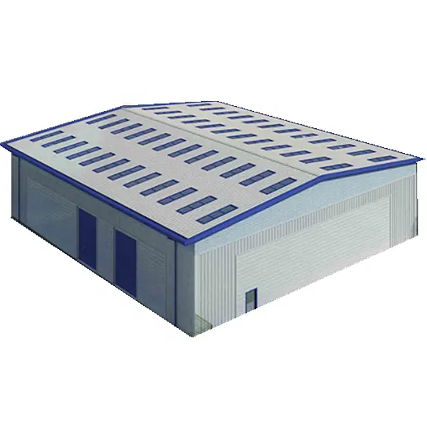 prefab light steel thin-walled roof construction structures factory shed