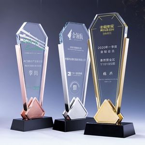 هدايا تذكارية جوائز الذهب الفضة معدن النحاس الكأس مخصصة الكريستال الكأس الإبداعية محفورة الكأس - Product Image 3