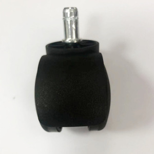 Roue de chaise de bureau en polyuréthane avec tige filetée, design industriel silencieux - Product Image 2