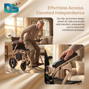 Silla <span class=keywords><strong>de</strong></span> <span class=keywords><strong>Ruedas</strong></span> Eléctrica Plegable al por Mayor, Andador Eléctrico Ligero y Plegable - Product Image 4