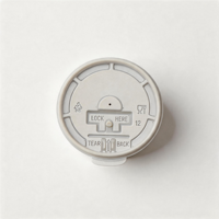 Idecorgift Couvercles classiques en plastique PS pour gobelets, plusieurs tailles, livraison rapide, empilables, jetables, pour café glacé et thé au lait