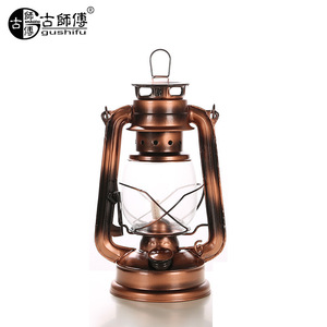 Master Gu Kerosene <b>Lamp</b> 11.5x15.5x24.5cm Retro Oil Lantern Camping Light Outdoor Decor - Product Image 2