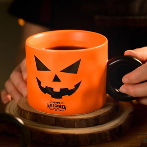 Nórdico Halloween Criativo Abóbora Cup Moda Cerâmica Festivais Bonito Lembrança Água Cerâmica Caneca Cup para Gift Box - Product Image 3