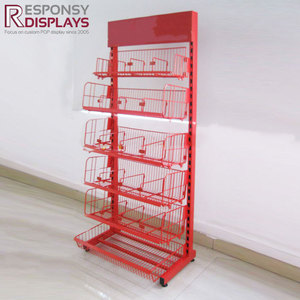 Tùy Chỉnh Trắng Sàn Kim Loại Kem Đánh Răng Hiển Thị Đứng Bàn Chải Đánh Răng Tầng Đứng - Product Image 6