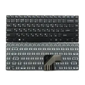 Wholesale Laptop RU Replacement Keyboard For Irbis NB500 NB600 English Russian Black Without Frame New Notebook Keyboards KB