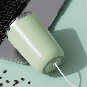 Tapa de taza de café eléctrica autoagitadora automática de diseño clásico, acero inoxidable, 12-24 horas, aislamiento térmico, uso de fiesta de oficina - Product Image 6