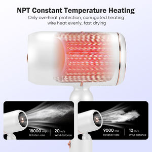 ไดร์เป่าผมโรงแรมแบบพกพาไดร์เป่าผมร้อนแบบพับได้ไดร์เป่าผมน้ำหนักเบา - Product Image 6