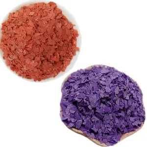 Colored Rock Flakes For Exterior Wall Painting Colorful Composite Rock Flakes For Epoxy Floor Mica Flakes