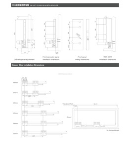 ลิ้นชักเฟอร์นิเจอร์โลหะแบบบางทันสมัยสำหรับใช้ในห้องครัวยืดหดได้กล่องขยายขยายได้ปิดได้อย่างนุ่มนวลและราบรื่น - Product Image 4