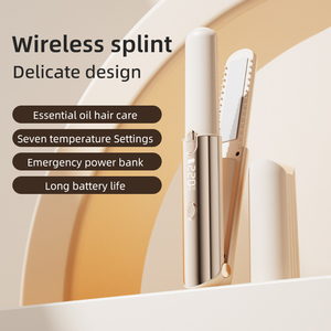 Fer plat à ultrasons infrarouge pour soin des <span class=keywords><strong>cheveux</strong></span> Fer à lisser ionique professionnel pour soins personnels Appareils de beauté avec écran LCD - Product Image 2