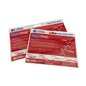 Sac de ver d'appât de poisson à fermeture éclair de matériel imprimé personnalisé refermable 3 sacs de pêche à fermeture éclair - Product Image 3