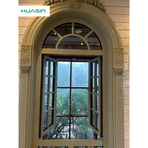<span class=keywords><strong>Finestra</strong></span> <span class=keywords><strong>in</strong></span> Alluminio e <span class=keywords><strong>Legno</strong></span> Stile Europeo Personalizzata Huasin, <span class=keywords><strong>Finestra</strong></span> a Doppia Anta con Design Decorativo a Griglia - Product Image 3