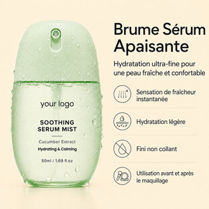 Bruma Facial Botánica Natural, Hidratación Calmante, Sensación de Piel Fresca, Fórmula No Grasa, Cuidado Hidratante Diario, Bruma Suavizante de Pepino - Product Image 4