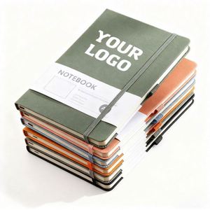 Fabric Pu Leather Cover Logo Journal A5 A6 <b>Notebook</b> Agenda Line Rule <b>Dot</b> Grid Printing Gift <b>Notebooks</b> Custom Promotional Gifts - Product Image 1