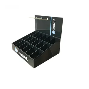Personalizado promocional Desktop papelão Display Stand POP Carton Paper Counter Display Rack