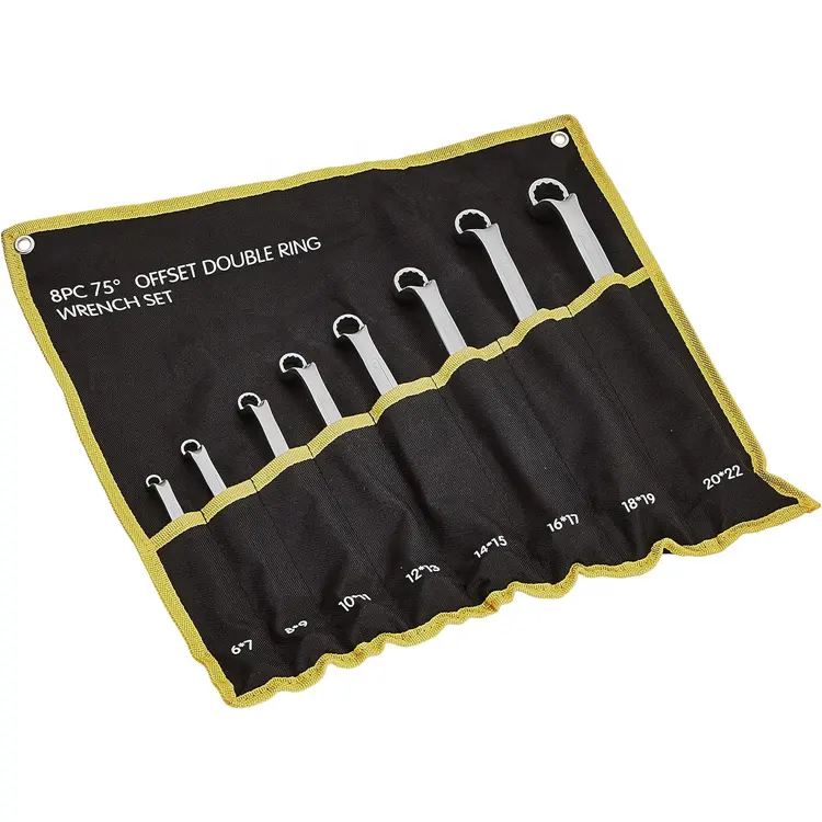 IFIXPRO 8Pcs Double Ring Spanners Durable Double End Spanner Most Popular Spanner Tool Kit