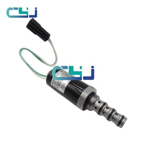 Vanne solénoïde de pompe hydraulique KDRDE5K-20/40C07-203A SKX5P-17-208 pour excavatrice R215-7 SK200-3, pièces d'excavatrice - Product Image 4