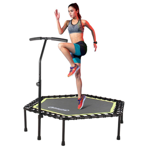Mini Trampolino per Fitness ed Esercizio - Attrezzatura per Salti Rotonda da 90 cm per Adulti - Product Image 5