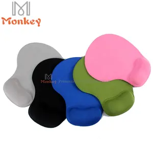 Mouse pad silikon, bantalan mouse penopang pergelangan tangan, gel silikon, penopang pergelangan tangan, bantalan mouse