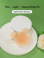 4242 Cache-tétons adhésifs pour femmes, respirants, effet push-up, invisibles, en silicone, motif oreilles d'ours