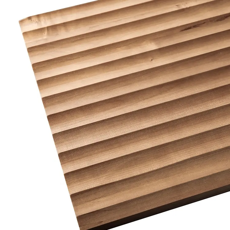 Einzigartiges Design Rustikale Streifen Decke Dekor Holz Verbund verkleidung für Wand veredelung material