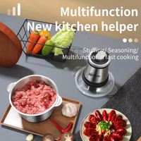 Robot mixeur domestique 2l, hachoir sakura, couteau de cuisine ménager, hachoir électrique, hachoir à viande/