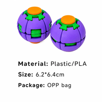Jouet en plastique personnalisé anti-stress et anti-anxiété, transformable et déformable, imprimé en 3D, pour l'ADHD, cadeau artisanal