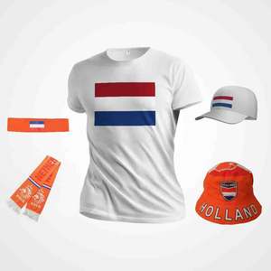 Camiseta Deportiva con Estampado Digital de la Bandera de los Países Bajos para Aficionados Holandeses, Impermeable y de Secado Rápido, Souvenir de Fútbol, Venta Caliente 2024 - Product Image 5