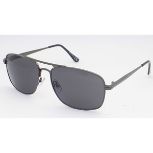 Sunway Eyewear Double Bridge Men's <b>Shades</b> <b>Sun</b> Glasses 2024 Square Frame Gun Metal Fashion Sunglasses - Product Image 2