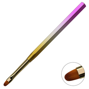 Lot de 3 pinceaux à ongles en polygel à manche gradué, pinceaux à vernis UV, poils en nylon pour gel de construction, kit de manucure professionnel pour salon - Product Image 6