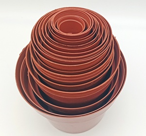Pots ronds en plastique pour plantes, boutures de semis, démarrage de la jardinière, Pots en plastique pour pépinière, Pot de fleurs adapté au jardin, à la cour et au parc - Product Image 2