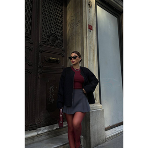 Chemisier en cachemire zippé à imprimé vintage pour femme, coupe ample, décontracté, noir, tissé, tailles XS-XL, respirant pour le printemps/été - Product Image 2