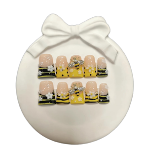 <span class=keywords><strong>Faux</strong></span> ongles à presser FatFat faits main, forme canard bébé, style européen carré - Product Image 1