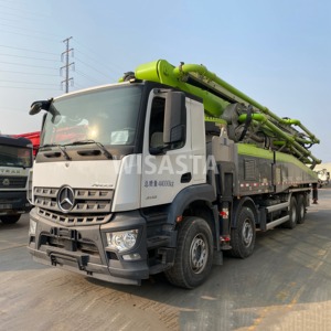 Camión Bomba <span class=keywords><strong>de</strong></span> Concreto Zoomlion Usado, Modelo <span class=keywords><strong>2021</strong></span>, Chasis Benz 4143 8X4, 63m 7RZ, Maquinaria <span class=keywords><strong>de</strong></span> Construcción Bambo Beton - Product Image 1