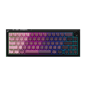Weika wk68 customized three-mode RGB mechanical keyboard gasket wireless 2.4G hot-swappable notebook - Product Image 5