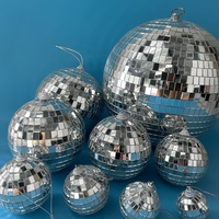 Boule Disco Géante Luxueuse Écologique de Haute Qualité, Mousse 10cm-100cm, Argent Noir Or Rose Vert Violet, Grande Taille, Très Vendue