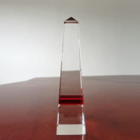 Venta directa de fábrica, nuevo diseño, trofeo de torre de cristal, trofeo de cristal avanzado