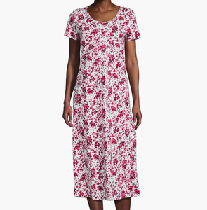 Último Diseño en Ropa <span class=keywords><strong>de</strong></span> Uso Diario para Mujer, Pijamas <span class=keywords><strong>de</strong></span> Alta Calidad al Por Mayor, Vestido Casual Tipo Camisón hasta la Pantorrilla - Product Image 1