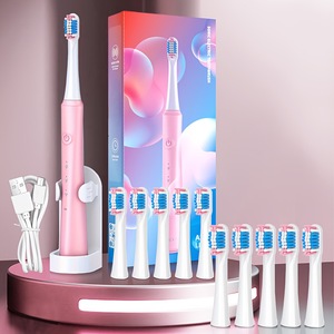 Cepillo de Dientes Eléctrico de Limpieza Profunda para Adultos, 8 Cabezales de Cepillado de Dureza Media, Uso Doméstico - Product Image 3