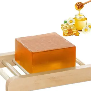Handgemachte Honigseife 100 g Krauthaut aufhellend rasierend Bad Hotel Bar Körper gesichtsreinigung benutzerdefinierte Form Etikett Honigseife