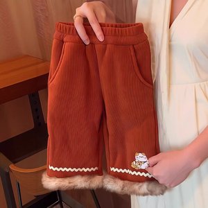 Tongxingyuan Girls Traditional Chinese Tang Suit Winter Thickening New Year Outfit Baby First Birthday Dress - Product Image 2