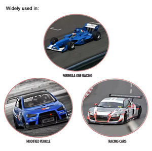 Interrupteur d'allumage universel 12V pour voiture Couverture bleue Surface <span class=keywords><strong>3</strong></span> Gang Panneau d'interrupteur à bascule pour voiture de compétition sportive de course - Product Image 3