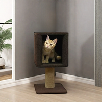 Vietnam luxuriöser Indoor-Katzenturm Katzenbaum mit Kratzer Kletterturm für Katzenhaus