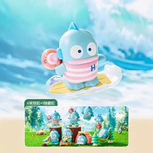 Authentique Sanrio Hangyodon Ugly Fish PVC Surprise Blind Box Anime Mermaid Outdoor Series Décoration de bureau Cadeau unisexe - Product Image 2